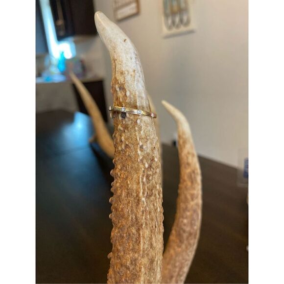 Rose Gold Plated Infinity Eternity Ring Simple Band Ring 3pcs Set Zircon Gemston - Picture 7 of 8